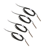 4xNTC Thermistor 10K Length 1m 1% Temperature Sensor Waterproof Probe 5x30mm