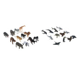 24 Pieces Realistic Mixed Plastic Marine Animals Kids Toy Party Bag Favors