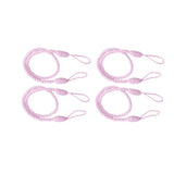 4PCS  Rope Curtain Drape Tiebacks Tassel Living Room Bedroom Pink