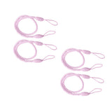 4PCS  Rope Curtain Drape Tiebacks Tassel Living Room Bedroom Pink