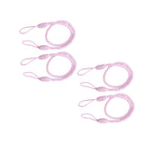 4PCS  Rope Curtain Drape Tiebacks Tassel Living Room Bedroom Pink