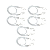 6PCS  Rope Curtain Drape Tiebacks Tassel Living Room Bedroom White 1