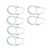 6PCS  Rope Curtain Drape Tiebacks Tassel Living Room Bedroom White 1