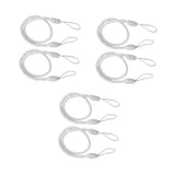 6 PCS  Rope Curtain Drape Tiebacks Tassel Living Room Bedroom White_2