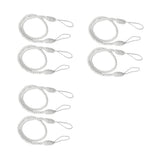 6 PCS  Rope Curtain Drape Tiebacks Tassel Living Room Bedroom White_2