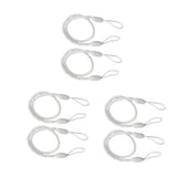 6 PCS  Rope Curtain Drape Tiebacks Tassel Living Room Bedroom White_2