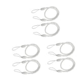 6 PCS  Rope Curtain Drape Tiebacks Tassel Living Room Bedroom White_2