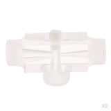 2xPlexiglass Jet Aerator of Venturi for Pharmaceutical equipment  Size_1