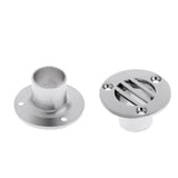 2pcs 316 Stainless Steel Boat Yacht Deck Drain Scupper 45 x 25mm