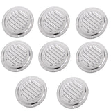 8pcs Stainless Steel Round Louvered Air Vent for Marine Boat RV Yacht