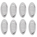 8pcs Stainless Steel Round Louvered Air Vent for Marine Boat RV Yacht