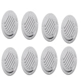 8pcs Stainless Steel Round Louvered Air Vent for Marine Boat RV Yacht