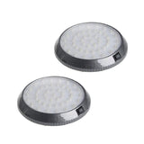 2PCS Round Car Interior LED Dome Ceiling Light Reading Lamp