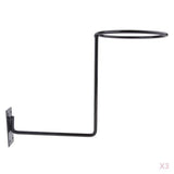Maxbell 3x Motorcycle Accessories Holder Hanger Rack Jacket Hook Gifts Black