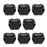 Maxbell 8x 6Pin Car On/Off/On Momentary Power Window Rocker Switch 250V/10A 125V/15A