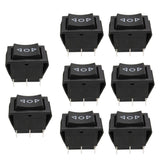 Maxbell 8x 6Pin Car On/Off/On Momentary Power Window Rocker Switch 250V/10A 125V/15A