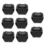 Maxbell 8x 6Pin Car On/Off/On Momentary Power Window Rocker Switch 250V/10A 125V/15A