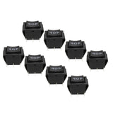 Maxbell 8x 6Pin Car On/Off/On Momentary Power Window Rocker Switch 250V/10A 125V/15A