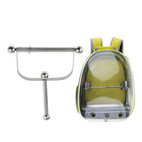 Bird Travel Carrier Kit,Parrot Backpack+Bird Stainless Steel Standing Frame