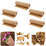 5 Rolls 30m Kraft Packing Parcel Paper DIY Gift Flower Wrapping Arts 30cm