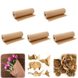 5 Rolls 30m Kraft Packing Parcel Paper DIY Gift Flower Wrapping Arts 30cm