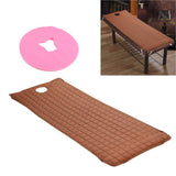 Maxbell Beauty Salon Massage Bed Mattress Sheet Coffee & Pink Face Rest Cradle Cover