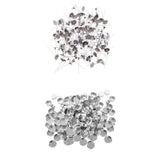 Maxbell 200 Pieces Aluminium Tea Light Case Containers & 200pcs 3cm Candle Wick