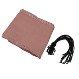 Maxbell Coffee Replacement Fabric Cloth with Black Cords for Patio Recliners