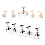 Maxbell 2 Set Magnetic Nail Tips Stand Holder Display Base for Nail Art DIY Practice