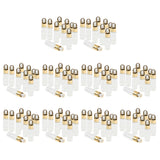 100 Pack Empty Aromatherapy Essential Oils Eye Dropper Bottles 20ml Clear