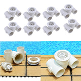 8pcs Swimming Pool Spa River Jet Massage Pool Massage Nozzle Big Power Jet