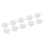 Maxbell 500pcs Nylon Christmas Tree Retainer Clips Fasteners for GM 1595864 1605396