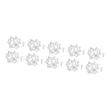 Maxbell 500pcs Nylon Christmas Tree Retainer Clips Fasteners for GM 1595864 1605396