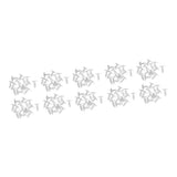 Maxbell 500pcs Nylon Christmas Tree Retainer Clips Fasteners for GM 1595864 1605396