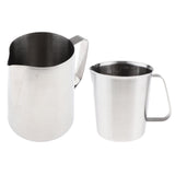 Maxbell 2pcs Stainless Steel Candle Making Pitcher Wax Melting Pouring Pots 1500+500