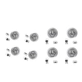 8 Pieces Zinc Alloy Chrome Finished Marine Boat Deck Flush Latch Pull Latch