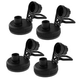 Maxbell 4 Pack Sports Water Bottle Replacement Lid Cap for Wide Mouth Vacuum Bottle
