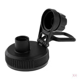 Maxbell 4 Pack Sports Water Bottle Replacement Lid Cap for Wide Mouth Vacuum Bottle