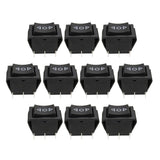 Maxbell 10x 6Pin Car On/Off/On Momentary Power WindowRocker Switch 250V/10A 125V/15A
