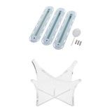 Maxbell Tri Fins Box + Ball Stand Basketball Football Soccer Display Holder