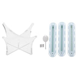 Maxbell Tri Fins Box + Ball Stand Basketball Football Soccer Display Holder