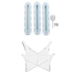 Maxbell Tri Fins Box + Ball Stand Basketball Football Soccer Display Holder