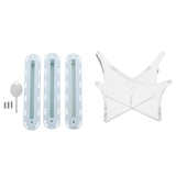 Maxbell Tri Fins Box + Ball Stand Basketball Football Soccer Display Holder