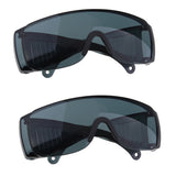 Maxbell 2pcs Safety Glasses Protective Work Labour Eyewear Dust Resistant Grey