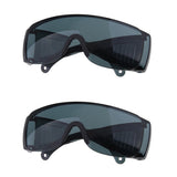 Maxbell 2pcs Safety Glasses Protective Work Labour Eyewear Dust Resistant Grey