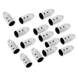 16pcs Eye End Cap Bimini Top Fitting Hardware 1'' 316 Marine Stainless Steel