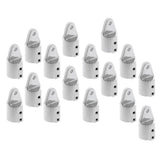 16pcs Eye End Cap Bimini Top Fitting Hardware 1'' 316 Marine Stainless Steel