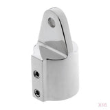 16pcs Eye End Cap Bimini Top Fitting Hardware 1'' 316 Marine Stainless Steel