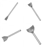 Maxbell 4pcs Round Quarter Leather Craft Strap Belt Walllet End Cutter Punch Tool