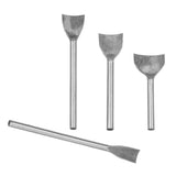 Maxbell 4pcs Round Quarter Leather Craft Strap Belt Walllet End Cutter Punch Tool